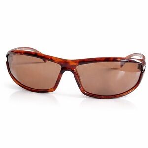 Bolle’ Vintage Asher 11479 polarized brown tortoise oval wraparound sunglasses